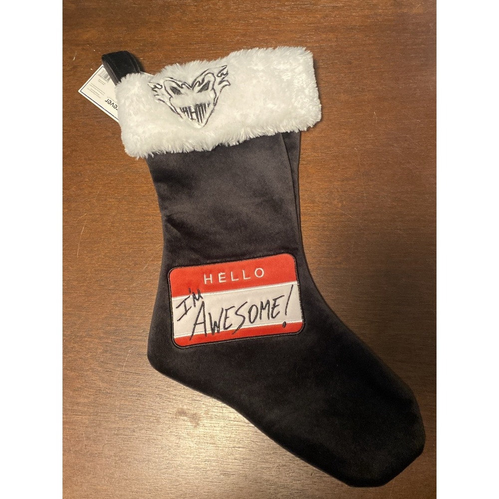 WWE The Miz I'm Awesome Christmas‎ Stocking NWT NOS 2010